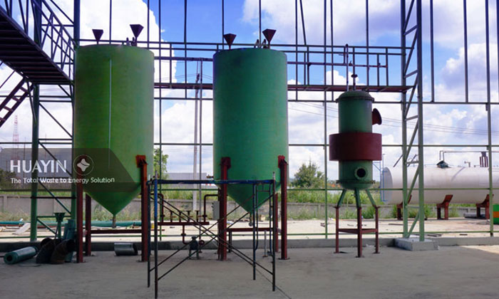 Thailand pyrolysis oil purify system.jpg